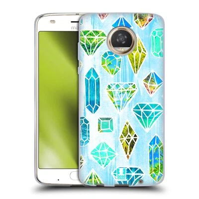 HEAD CASE DESIGNS VIVID PRINTED JEWELS SOFT GEL CASE FOR MOTOROLA PHONES - Image 1 of 4