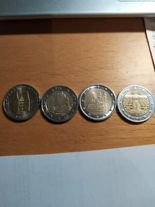4x 2 Euro  BRD Hamburg, Sachsen-Anhalt,Brandenburg, Schleswig-Holstein (1) - Bild 1 von 1