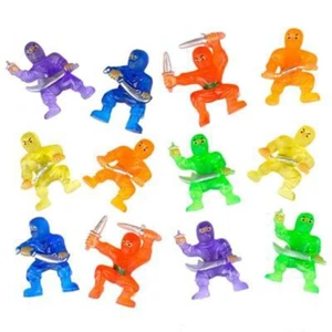 Figuras ninja novedad de Rhode Island docena (variedad de colores y posturas) - Imagen 1 de 2
