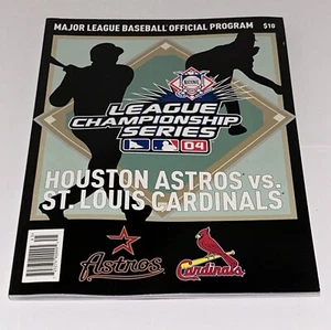 MLB NLCS 2004 Houston Astros vs. St. Louis Cardinals Official Program - Picture 1 of 11