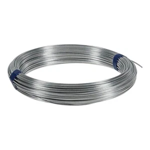 High-Quality 100 ft. Galvanized Steel Wire - 14-Gauge, 75 lb. Strength - Picture 1 of 3