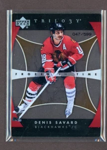 2005-06 Upper Deck Trilogy Frozen In Time #158 Denis Savard 047/599 - Picture 1 of 1