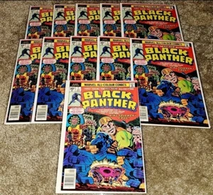 Rare Marvel Comics Black Panther 1 NM 1977 UK P Variant Book Jack Kirby HG - Picture 1 of 5