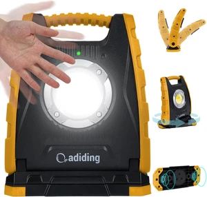 Rechargeable LED Work Light 4400Mah - Portable Flood Light with Sensor & 360 Rot - Picture 1 of 6