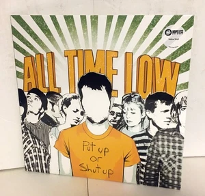ALL TIME LOW put up or shut up Lp YELLOW COLORED Vinyl Record , SEALED / NEW - Imagen 1 de 3