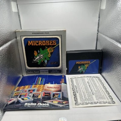 Microbes • Tandy TRS-80 Game In Box + Manual (1981) Radio Shack • Complete Boxed - Image 1 of 4