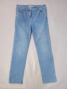 Next Jeans Size 14 R Waist Enhancer Slim Mid Rise Slimming Stretch - Picture 1 of 6