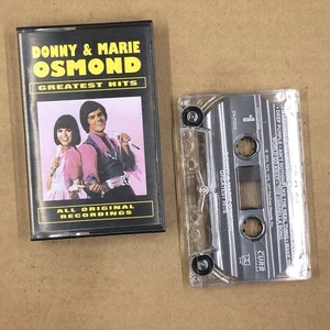 DONNY AND MARIE OSMOND Cassette Tape GREATEST HITS IM LEAVING IT ALL UP TO YOU - Picture 1 of 6