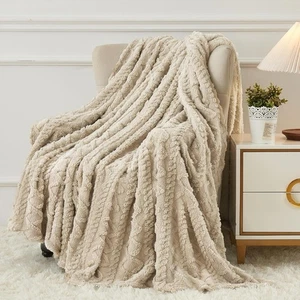 Aganear Fleece Überwurf Decke - kuschelig weich leicht flauschig Überwurf Decke für Damen - Bild 1 von 9