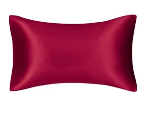 100% Mulberry Silk Charmeuse Silk Pillowcase with Lyocell Underside for Hair ... - Picture 1 of 5