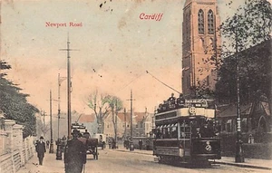Wales - CARDIFF - Tram to Pier Head - Newport Road - Picture 1 of 2