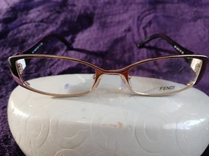 Authentic Fendi Eyeglass Frame F901 Gold - Picture 1 of 5