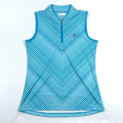 Top de golf Greg Norman para mujer pequeño Harbour Town Sea Pines Performance ML75 Foto 1 de 4
