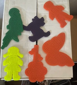 6 tableros de clavijas surtidos para artesanías de cuentas Perler - Imagen 1 de 8
