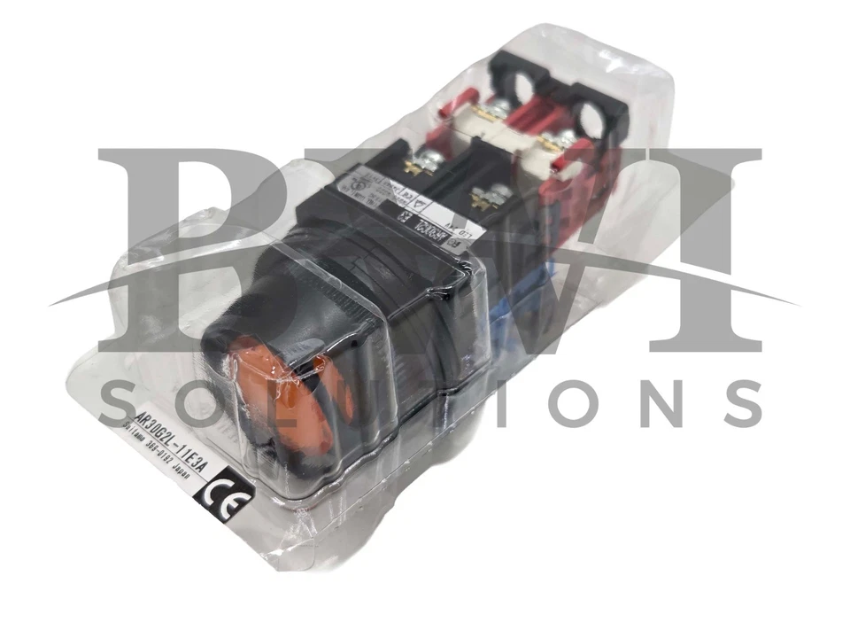 NEW Fuji Electric AR30G2L-11E3A Illuminated Pushbutton 30mm, Amber AR30G2L11E3A - Image 1 of 4