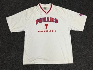 Camiseta Philadelphia Phillies Talla XL De Colección Años 90 MLB Béisbol Lee Sport Blanca - Imagen 1 de 2