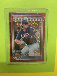 2025 Panini stelle e strisce usa base rossa #73 gabe gaeckle /199 - Foto 1 di 2