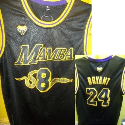 Camiseta Kobe Bryant Black Mamba #8 #24 média - Imagem 1 de 4