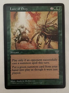 1x Lure of Prey Mirage MTG Magic the Gathering LP - Picture 1 of 2