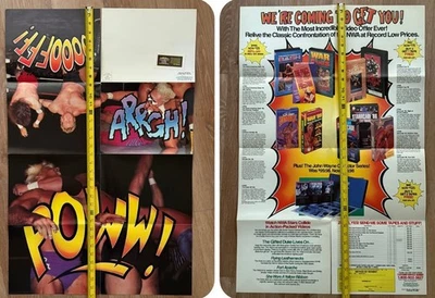 PÓSTER WWE/WWF - PÓSTER WCW - PÓSTER DUSTY RHODES + PEGATINA ORIGINAL WCW Hotline Foto 1 de 4