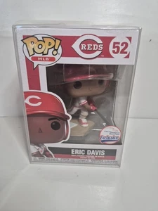 Funko Pop! Vinyl: Eric Davis - Cincinnati Reds (Exklusiv) #52 W Schutzhülle - Bild 1 von 5