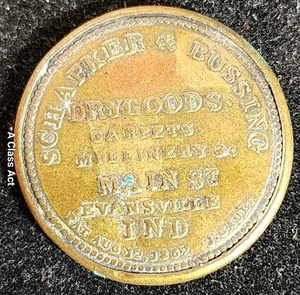 Schapker & Bussing 10¢ Encased Postage Washington Stamp. Our B2287 - Picture 1 of 6