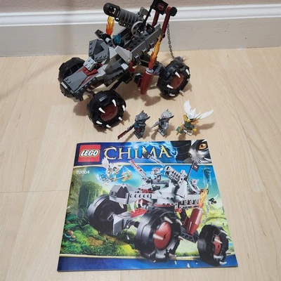 Lego Legends of Chima Wakz' Pack Tracker 70004 Winzar Equila Wolf Truck 100% - Image 1 of 4