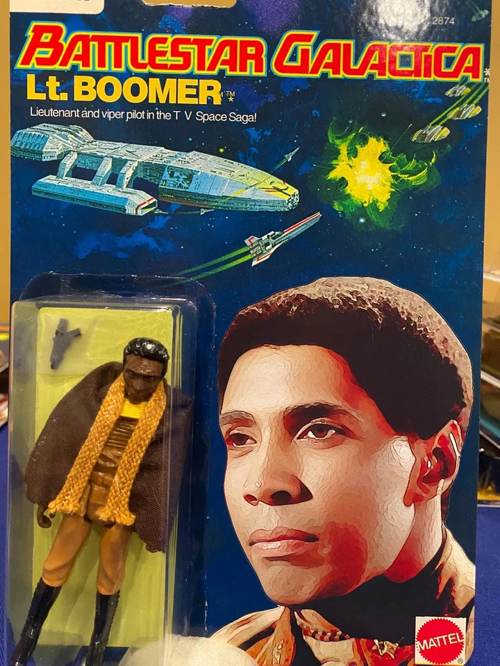 Battlestar Galactica  BOOMER Action Figure Custom neo vintage Painted On Card - Image 1 of 3