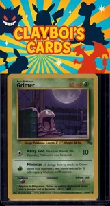 Grimer Pokémon fossile 48/62 comune quasi nuovo o migliore - Foto 1 di 2