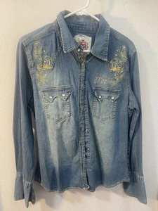 Disney/ Country Royalty VTG western Mickey Mouse Size Medium Rodeo - Picture 1 of 6