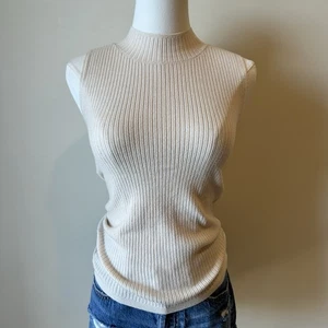 Canotta donna Loft Petite xxs collo alto panna - Foto 1 di 5