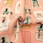 Kurahashi Rei Kitten Toto Cat Life Oxford Fabric 50cm Cut Cloth