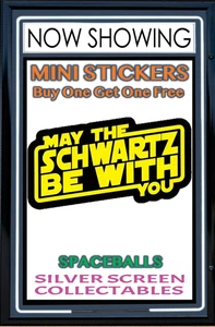 Calcomanía adhesiva de vinilo Spaceballs May The Schwartz Be With You publicación gratuita - Imagen 1 de 7