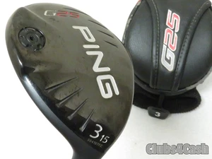 PING G25 Fairway 15°  3 Wood TFC 189 Regular Flex +Cover   Excellent - Picture 1 of 5