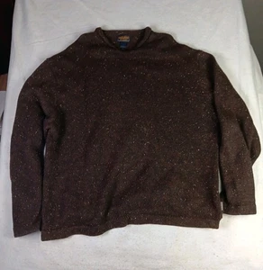 Suéter Woolrich Mustang Cuello Redondo Hombres XXL Mustang Marrón Lana Ramie 2XL - Imagen 1 de 10