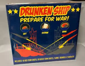 Seltenes betrunkenes Schiff Brettspiel *Hit*Getränk*Spüle* Erwachsene Vintage Trinkspiel - Bild 1 von 8