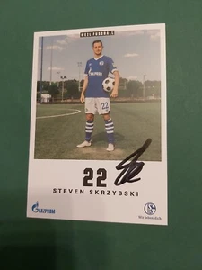 FC Schalke 04 , S. Skrzybski ,18/19 ,Autogrammkarte, Fussball - Picture 1 of 2