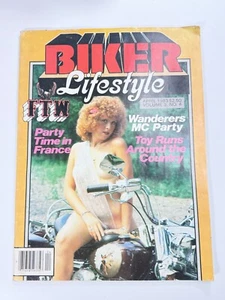 BIKER LIFESTYLE Motorcycle Magazine -- April 1983 FTW -Tattoos - Toy Runs - Imagen 1 de 5