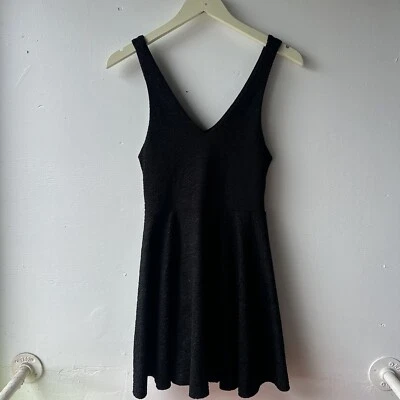 Black Skater Dress Size Small. Fit & Flare. Silence + Noise Anthropologie - Image 1 of 4