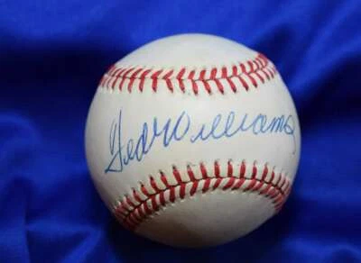 Ted Williams PSA DNA Coa Autograph American League OAL Signed Baseball - Image 1 of 2