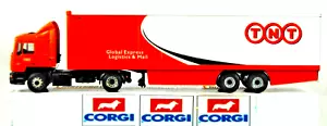 1:50 Corgi 75701 M.A.N Truck & TNT GLOBAL EXPRESS CONTAINER BOX Trailer Nr. MINT - Picture 1 of 20