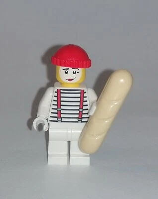 LEGO Build a Minifigure - Pantomime - Figur Minifigur French Mime Actor BAM