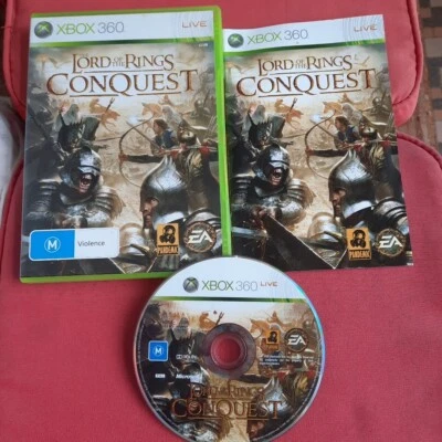 Microsoft Xbox 360 The Lord of the Rings Conquest PAL Games Disc Manual Case - Image 1 of 4