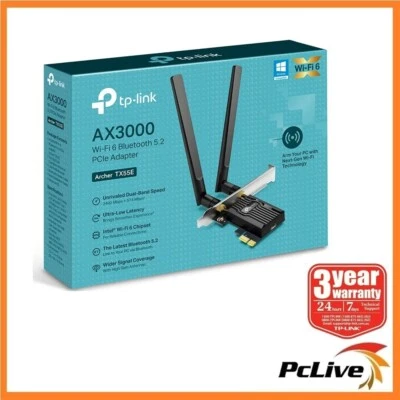 TP-Link Archer TX55E AX3000 WiFi 6 Bluetooth 5.2 Wireless Adapter Card PC Gaming - image 1 of 4