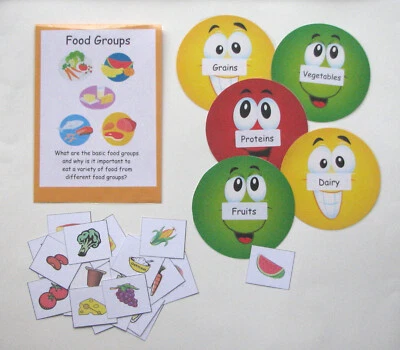 教育中心学习资源游戏识别食物组 — 第 1/2 张图片