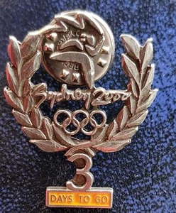 SYDNEY 2000 OLYMPIC GAMES 3 DAYS to GO PIN - EXCELLENT as NEW - Picture 1 of 2