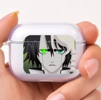 Anime Bleach Transparent Case Apple Airpods Pro Gen 2 3 4 Ulquiorra Cifer - Image 1 of 4