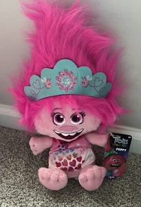 "Felpa Dream Works Trolls World Tour Poppy 14"" nueva con etiquetas B10" - Imagen 1 de 3