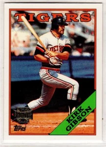 2002 Topps Archives/Kirk Gibson-1988 Topps Reprint/Detroit Tigers - Picture 1 of 2