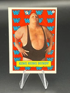 1987 Topps WWF Wrestlemania III #12 King Kong Bundy pegatina de lucha libre casi nueva - OC - Imagen 1 de 1